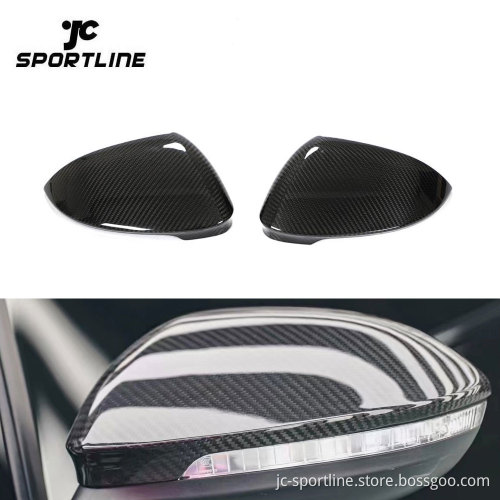 Dry Carbon Golf MK8 Mirror Covers for VW Golf VIII 8 GTI Hatchback 4-Door 2021-2023
